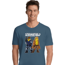 Load image into Gallery viewer, Secret_Shirts Premium Shirts, Unisex / Small / Indigo Blue Twin Snakes