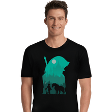 Load image into Gallery viewer, Shirts Premium Shirts, Unisex / Small / Black Hylian Silhouette
