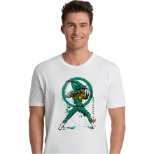 Load image into Gallery viewer, Daily_Deal_Shirts Premium Shirts, Unisex / Small / White Green Ranger Sumi-e