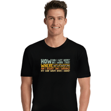 Load image into Gallery viewer, Daily_Deal_Shirts Premium Shirts, Unisex / Small / Black Things I Ask Myself
