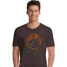 Load image into Gallery viewer, Daily_Deal_Shirts Premium Shirts, Unisex / Small / Dark Chocolate Draconic Dice Keeper