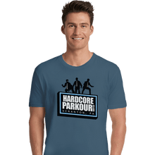 Load image into Gallery viewer, Shirts Premium Shirts, Unisex / Small / Indigo Blue Hardcore Parkour Club
