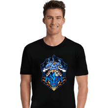 Load image into Gallery viewer, Shirts Premium Shirts, Unisex / Small / Black Blue Warrior
