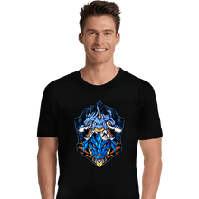 Load image into Gallery viewer, Shirts Premium Shirts, Unisex / Small / Black Blue Warrior