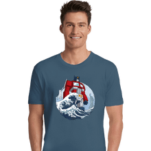 Load image into Gallery viewer, Secret_Shirts Premium Shirts, Unisex / Small / Indigo Blue Optimus Wave