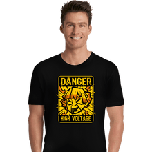 Load image into Gallery viewer, Secret_Shirts Premium Shirts, Unisex / Small / Black Danger High Voltage