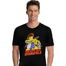 Load image into Gallery viewer, Daily_Deal_Shirts Premium Shirts, Unisex / Small / Black Escape From Springfield