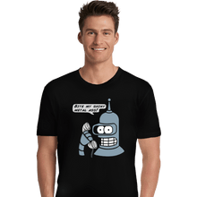 Load image into Gallery viewer, Secret_Shirts Premium Shirts, Unisex / Small / Black Robot On The Phone