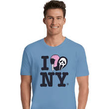 Load image into Gallery viewer, Daily_Deal_Shirts Premium Shirts, Unisex / Small / Powder Blue Ghostface Loves NY