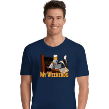Load image into Gallery viewer, Daily_Deal_Shirts Premium Shirts, Unisex / Small / Navy My Weekends
