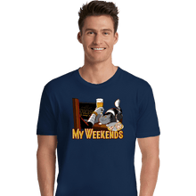 Load image into Gallery viewer, Daily_Deal_Shirts Premium Shirts, Unisex / Small / Navy My Weekends