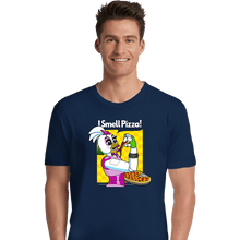 Load image into Gallery viewer, Secret_Shirts Premium Shirts, Unisex / Small / Navy I Smell Pizza