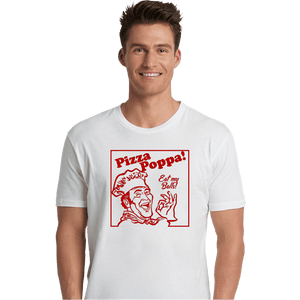 Daily_Deal_Shirts Premium Shirts, Unisex / Small / White Eat My Pizza Balls