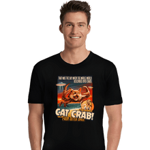 Load image into Gallery viewer, Secret_Shirts Premium Shirts, Unisex / Small / Black Cat Crab!