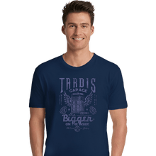 Load image into Gallery viewer, Daily_Deal_Shirts Premium Shirts, Unisex / Small / Navy Tardis Garage