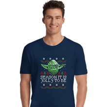 Load image into Gallery viewer, Shirts Premium Shirts, Unisex / Small / Navy Season It Is, Jolly To Be