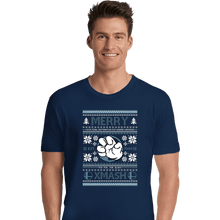 Load image into Gallery viewer, Shirts Premium Shirts, Unisex / Small / Navy Merry Xmash