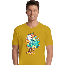 Load image into Gallery viewer, Shirts Premium Shirts, Unisex / Small / Daisy Magical Silhouettes - Chocobo