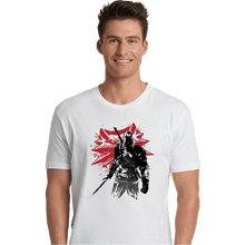 Load image into Gallery viewer, Shirts Premium Shirts, Unisex / Small / White The Witcher Sumi-e
