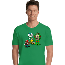 Load image into Gallery viewer, Secret_Shirts Premium Shirts, Unisex / Small / Irish Green Turtle Big Bro