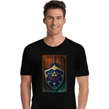 Load image into Gallery viewer, Shirts Premium Shirts, Unisex / Small / Black Legend Of Zelda Poster