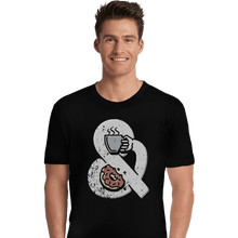 Load image into Gallery viewer, Shirts Premium Shirts, Unisex / Small / Black Coffee and Donuts