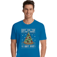 Load image into Gallery viewer, Shirts Premium Shirts, Unisex / Small / Sapphire Fatty Christmas