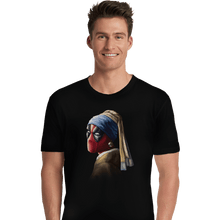 Load image into Gallery viewer, Shirts Premium Shirts, Unisex / Small / Black Hero With A Pearl Earring