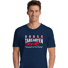 Load image into Gallery viewer, Daily_Deal_Shirts Premium Shirts, Unisex / Small / Navy House Targaryen