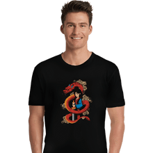 Load image into Gallery viewer, Shirts Premium Shirts, Unisex / Small / Black Mulan And The Dragon