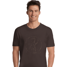 Load image into Gallery viewer, Shirts Premium Shirts, Unisex / Small / Dark Chocolate Vitruvian Groot