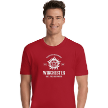 Load image into Gallery viewer, Shirts Premium Shirts, Unisex / Small / Red Winchester Hunting Business
