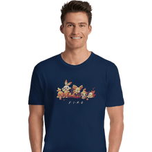 Load image into Gallery viewer, Shirts Premium Shirts, Unisex / Small / Navy Fire Friends