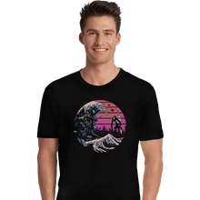 Load image into Gallery viewer, Shirts Premium Shirts, Unisex / Small / Black Retro Wave EVA