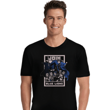Load image into Gallery viewer, Shirts Premium Shirts, Unisex / Small / Black Join Blue Lions