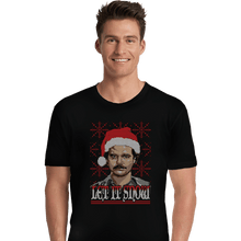 Load image into Gallery viewer, Shirts Premium Shirts, Unisex / Small / Black Let It Snow