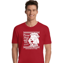 Load image into Gallery viewer, Daily_Deal_Shirts Premium Shirts, Unisex / Small / Red Pizza Dog