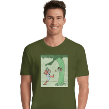 Load image into Gallery viewer, Secret_Shirts Premium Shirts, Unisex / Small / Military Green Captn Planet