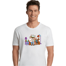Load image into Gallery viewer, Secret_Shirts Premium Shirts, Unisex / Small / White King Of The Hill Couch