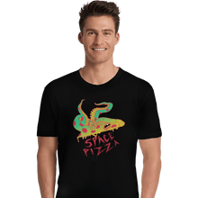 Load image into Gallery viewer, Shirts Premium Shirts, Unisex / Small / Black Space Pizza