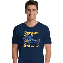 Load image into Gallery viewer, Shirts Premium Shirts, Unisex / Small / Navy Keep On Stabbin'