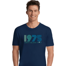 Load image into Gallery viewer, Secret_Shirts Premium Shirts, Unisex / Small / Navy Amity Island 1975