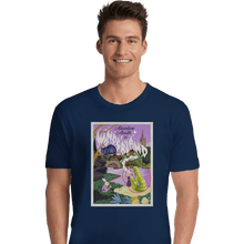 Load image into Gallery viewer, Shirts Premium Shirts, Unisex / Small / Navy Adventure Awaits In Wonderland