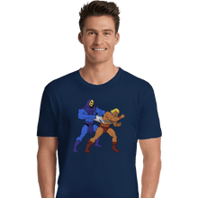 Load image into Gallery viewer, Shirts Premium Shirts, Unisex / Small / Navy Atomic Wedgie