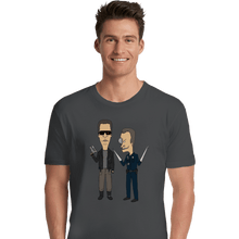 Load image into Gallery viewer, Shirts Premium Shirts, Unisex / Small / Charcoal T800 and T1000