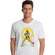 Load image into Gallery viewer, Shirts Premium Shirts, Unisex / Small / White Yellow Ranger Sumi-e