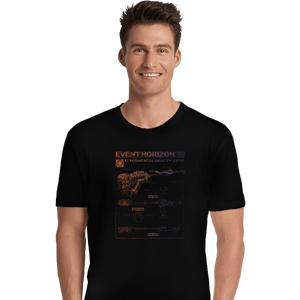 Shirts Premium Shirts, Unisex / Small / Black Event Horizon Specs