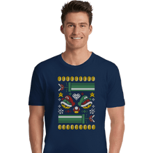 Load image into Gallery viewer, Shirts Premium Shirts, Unisex / Small / Navy A Very Mushroom Christmas
