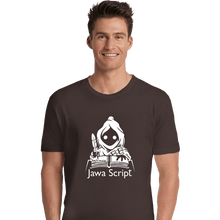 Load image into Gallery viewer, Shirts Premium Shirts, Unisex / Small / Dark Chocolate Jawa Script