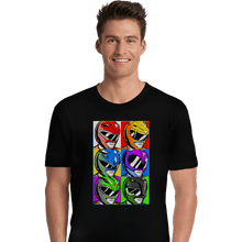 Load image into Gallery viewer, Shirts Premium Shirts, Unisex / Small / Black Pop Art Power Rangers